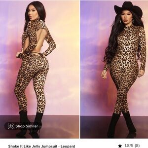 Leopard Print Jumpsuit